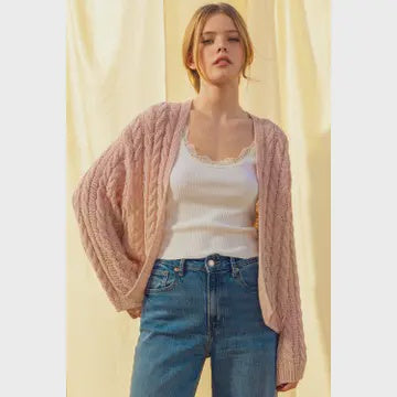 Light weight Cable Cardigan